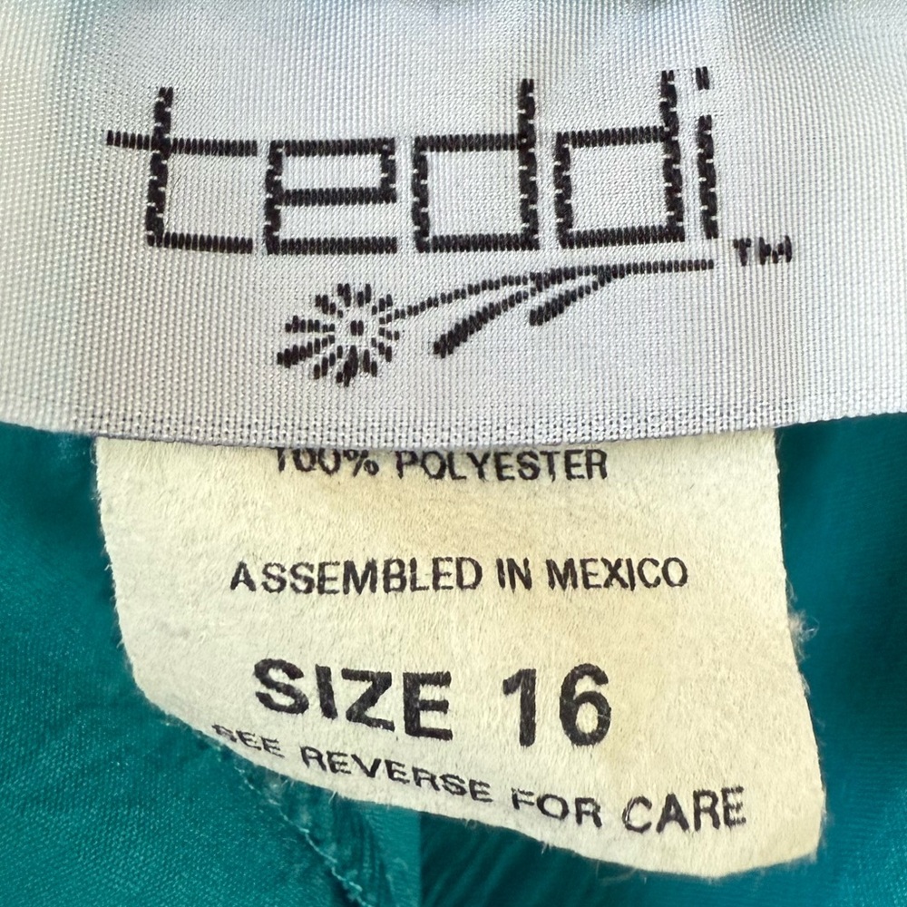 Teddi Teal and White Floral Tracksuit - Picture 6 of 7